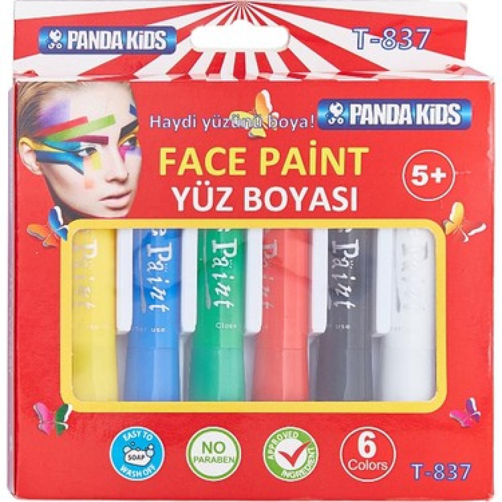 Yüz Boyası Panda Kids 6 Renk