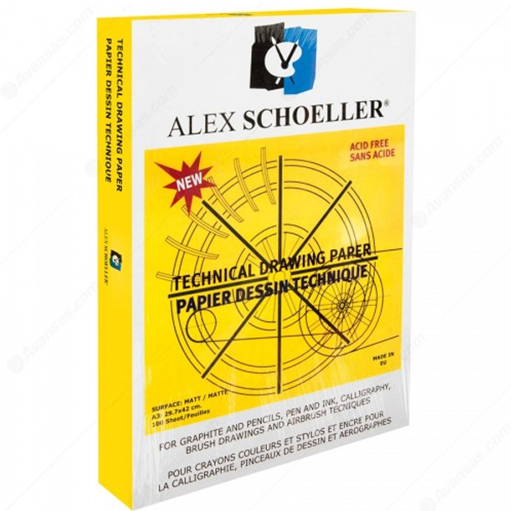 Alex Schoeller Teknik Resim Kağıdı 50x70 200 GR 25 Li