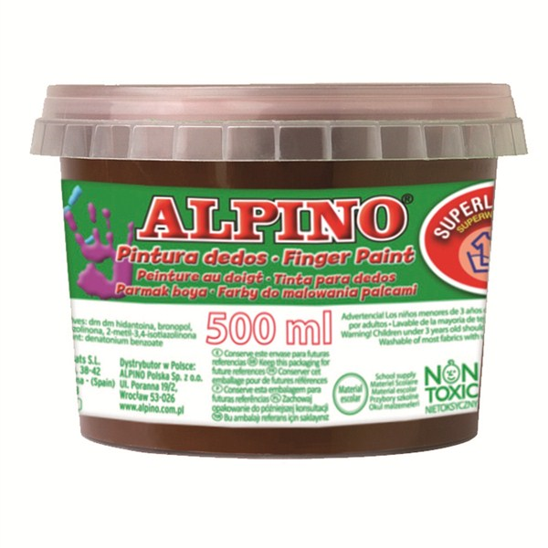 Alpino Parmak Boyası Yıkanabilir 500 ML Kahverengi DD011075