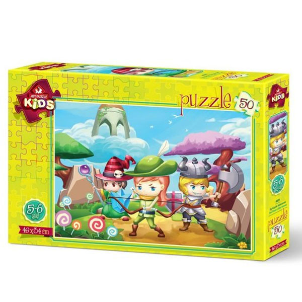 Art Puzzle Kıds 50 Parça Üç Küçük Kahraman 4501