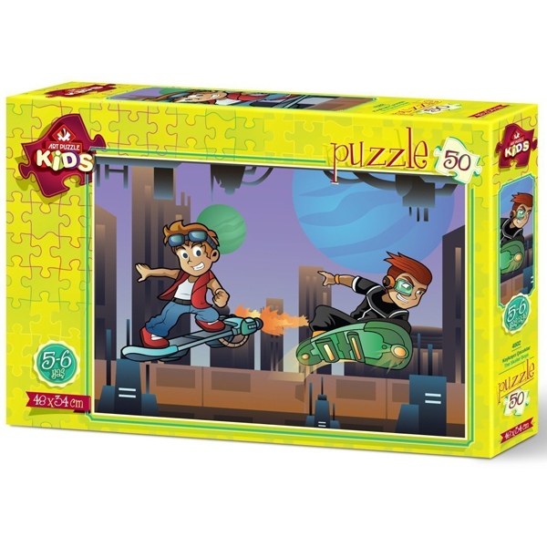 Art Puzzle 50 Parça Kaykaycı Çocuklar 4502