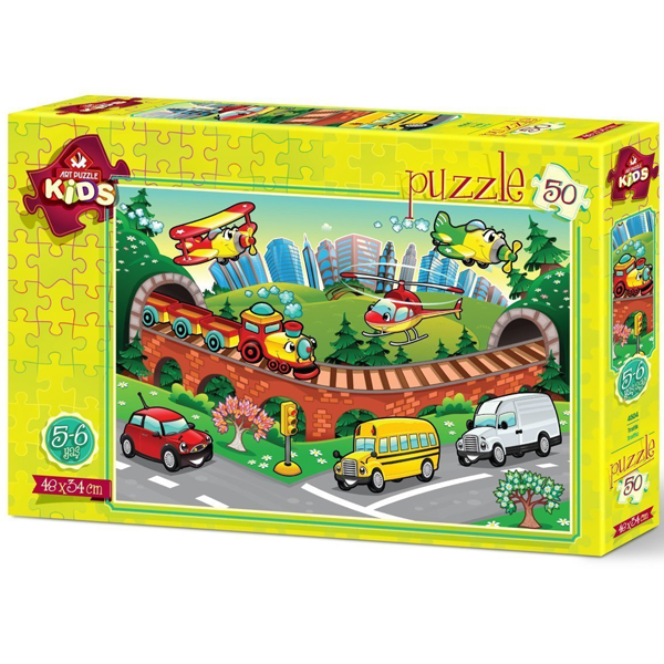 Art Puzzle 50 Parça Trafik 4504