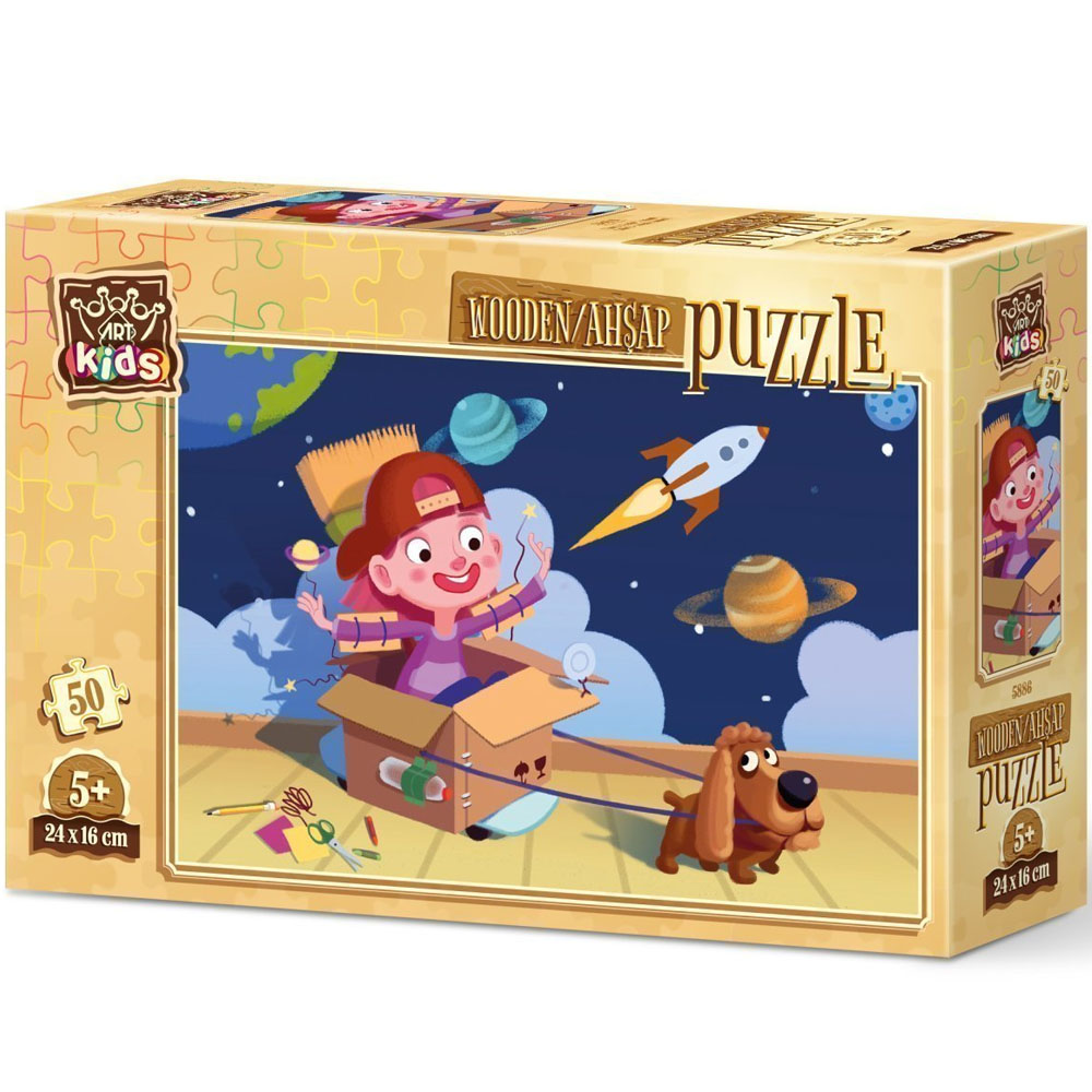 Art Puzzle 50 Parça Minik Astronot 5886