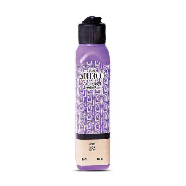 Artdeco Akrilik Boya 140 ML Mor 070R-3608