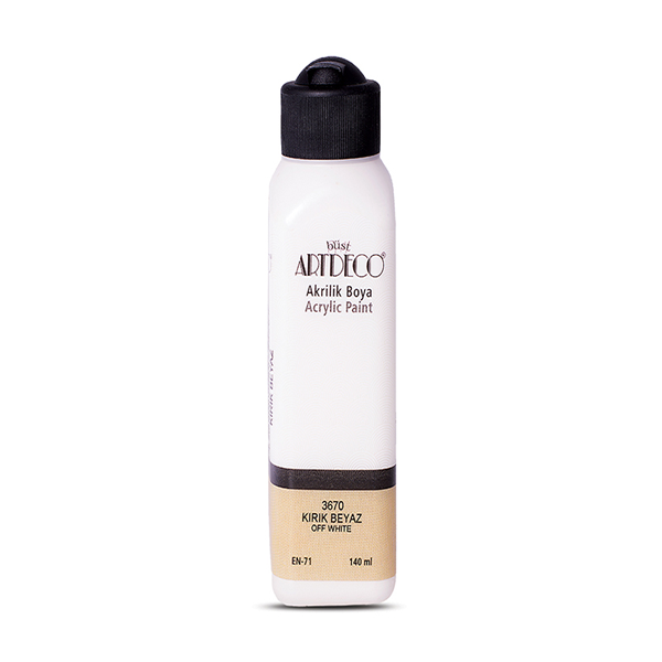 Artdeco Akrilik Boya 140 ML Kırık Beyaz 070R-3670