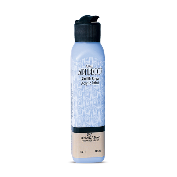 Artdeco Akrilik Boya 140 ML Ortanca Mavi 070R-3061