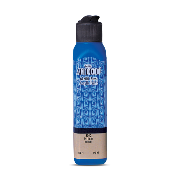 Artdeco Akrilik Boya 140 ML İndigo 070R-3012