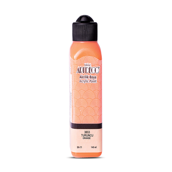 Artdeco Akrilik Boya 140 ML Turuncu 070R-3603