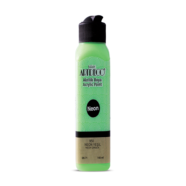 Artdeco Akrilik Boya 140 ML Neon Yeşil Y-070R-950