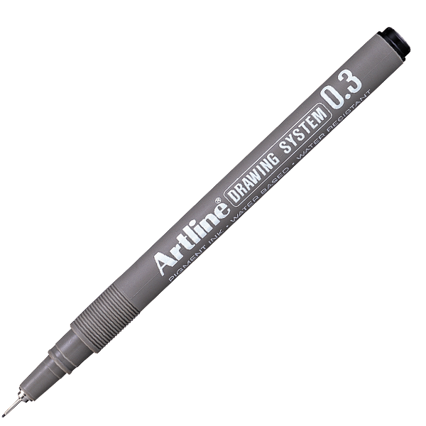 Artline Çizim Kalemi 0.3 MM Siyah EK233