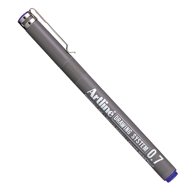 Artline Çizim Kalemi 0.7 MM Mavi EK237