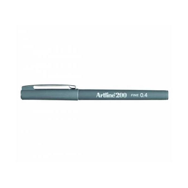 Artline Fineliner 0.4 MM Gri EK-200N