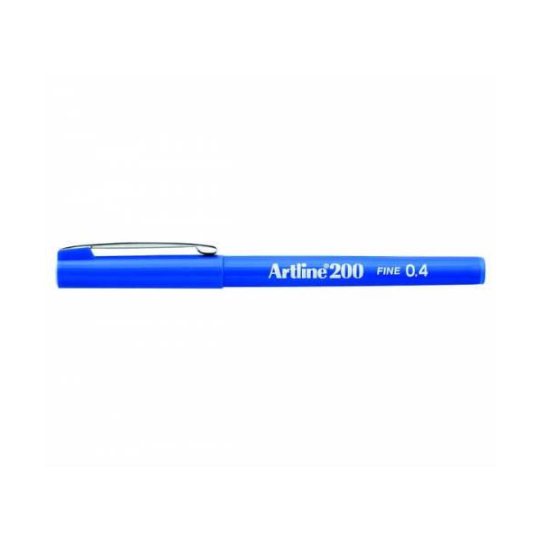 Artline Fineliner 0.4 MM Mavi EK-200N