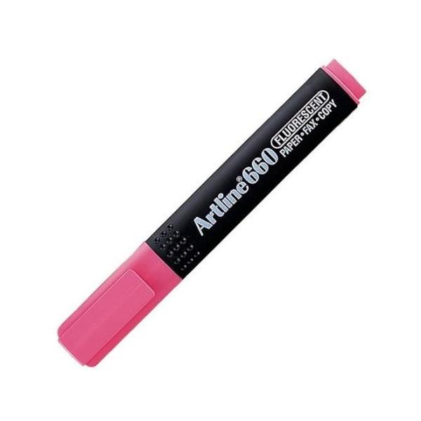 Artline Fosforlu Kalem Kesik Uç 1,0-4,0 MM Pastel Pink EK-660