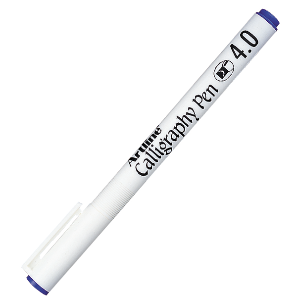 Artline Kaligrafi Kalemi Düz Kesik Uç 4.0 MM Mavi EK-244
