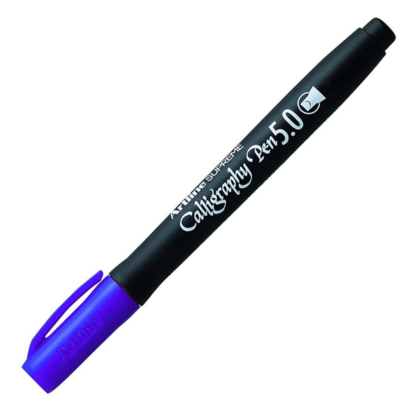 Artline Supreme Calligraphy Pen 5.0 Mavi