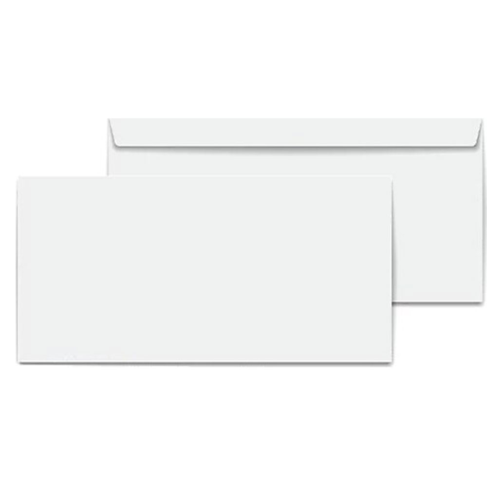 Asil Doğan Diplomat Zarf Extra Silikonlu 10.5x24 110 GR Beyaz AS-1004