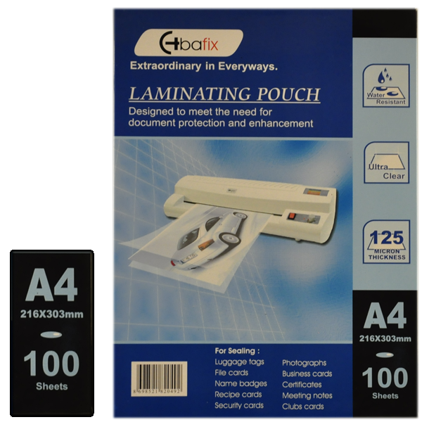 Bafix Laminasyon Filmi A4 125 Mıc 216-303
