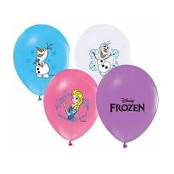 Balonevi Balon Frozen Baskılı Pastel 4+1 100 LÜ 9794