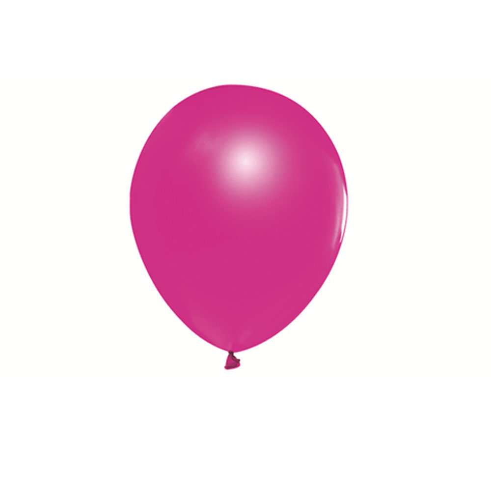 Balonevi Balon Metalik Fuşya 100 Lü