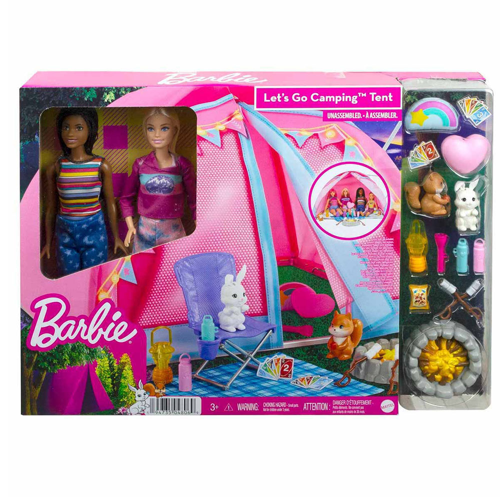 Barbie Malibu Ve Brooklyn Kampta Oyun Seti HGC18
