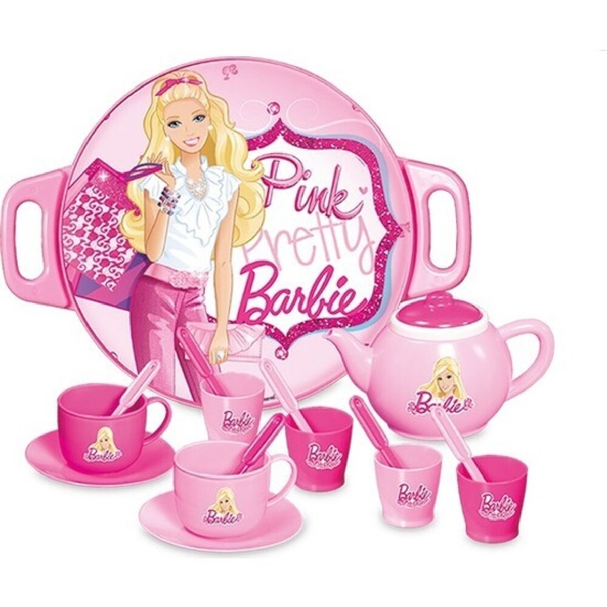 Barbie Tepsili Çay Seti 01510