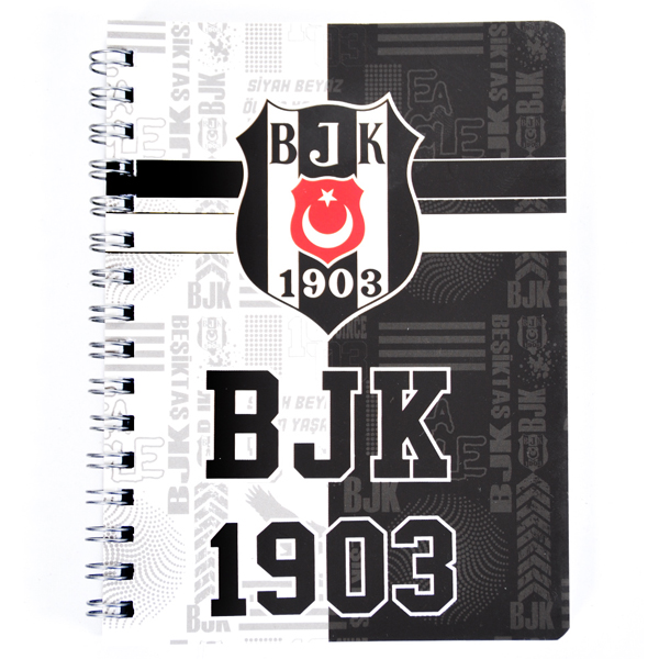 Beşiktaş Bloknot Spiralli Karton Kapak A6 80 YP 36 LI 461949