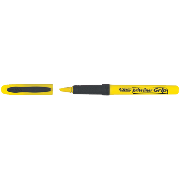 Bic Fosforlu Kalem Brite Line Grip Sarı Kalem Tipi 811 935