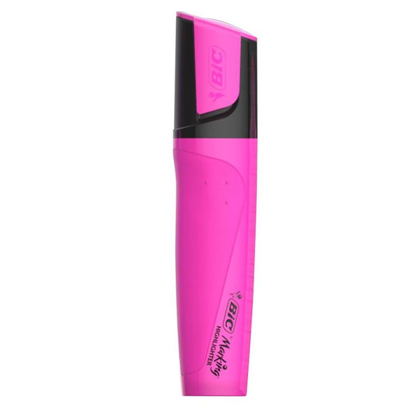 Bic Fosforlu Kalem Markıng Flat Highlıghter 12 Lİ Pembe 968586