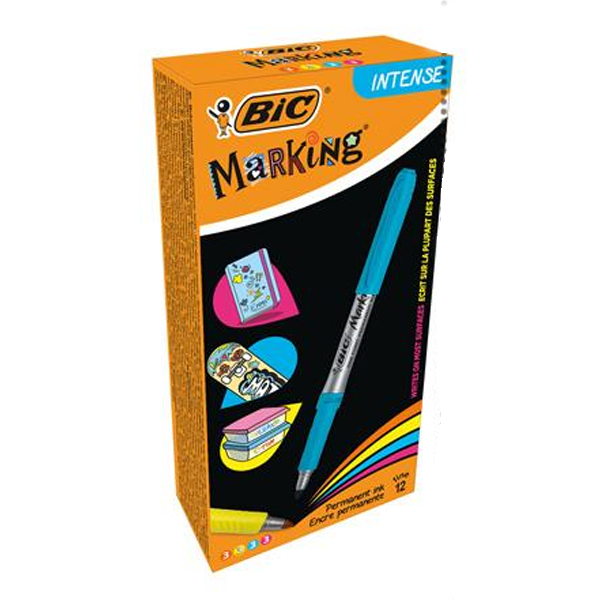 Bic Kalem Markıng İşaretleme Kalıcı Karışık Renk 12 Lİ 940469