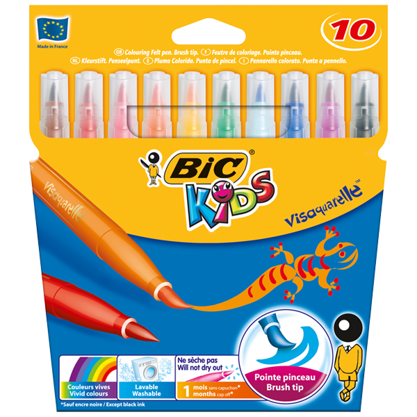 Bic Keçeli Boya Kalemi Visa 10 Renk 828964