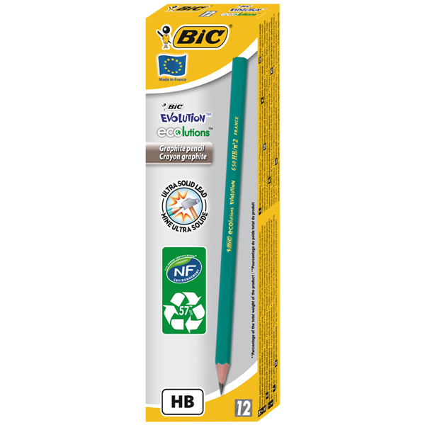 Bic Kurşun Kalem Eco Evolution 650 HB Köşeli 880311