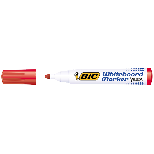 Bic Tahta Kalemi Yuvarlak Uçlu Velleda Kırmızı 1701 03