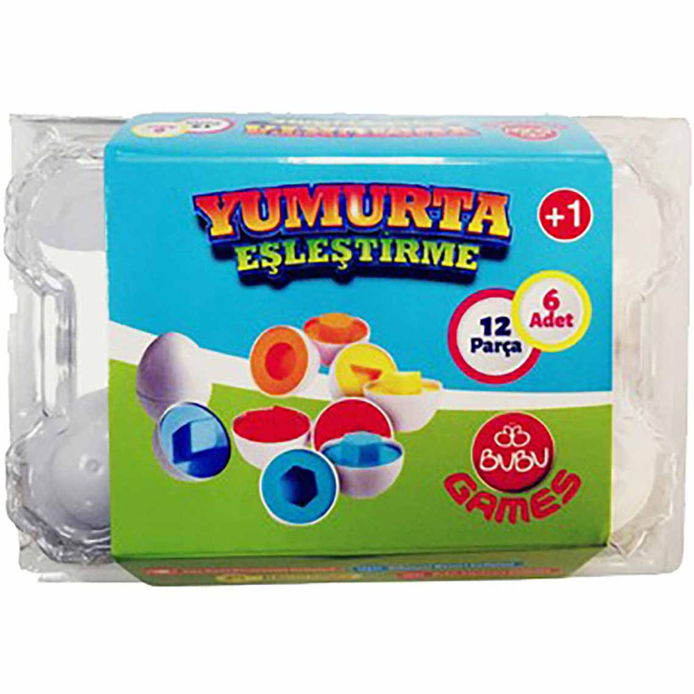 Bu-Bu Games Yumurta Eşleştirme 12 Parça BUBU-GM0067