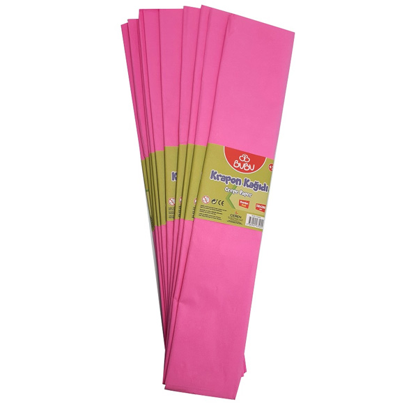 Bu-Bu Krapon Kağıdı 10 LU Pembe BUBU-KR0007