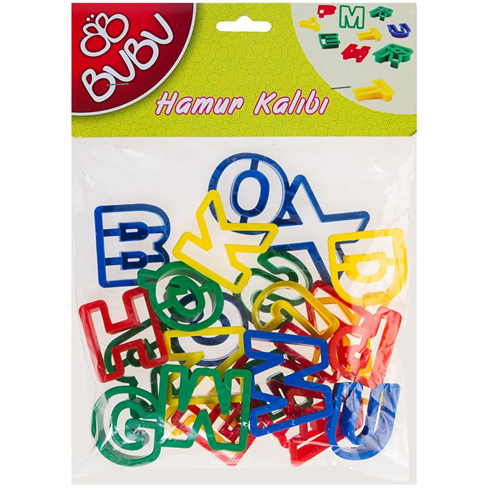 Bu-Bu Oyun Hamur Kalıbı Harf 26 Parça 0045