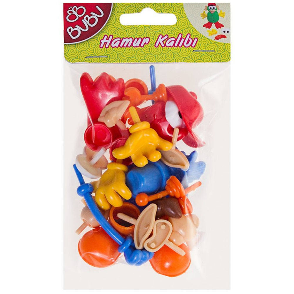 Bu-Bu Plastik Oyun Hamuru Aksesuarları 26 Parça BUBU00004