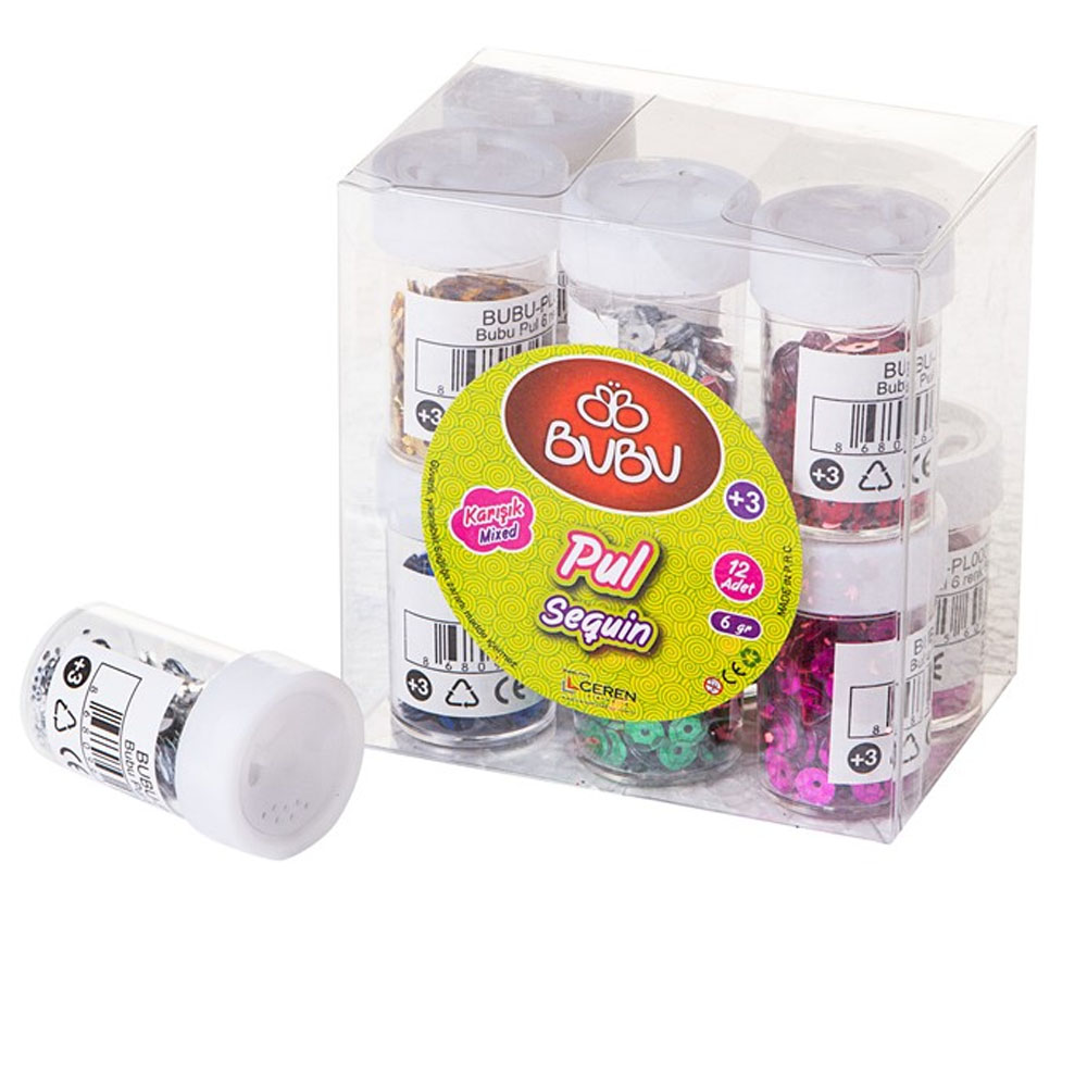 Bu-Bu Pul 6 Renk 6 GR BUBU-PL0001