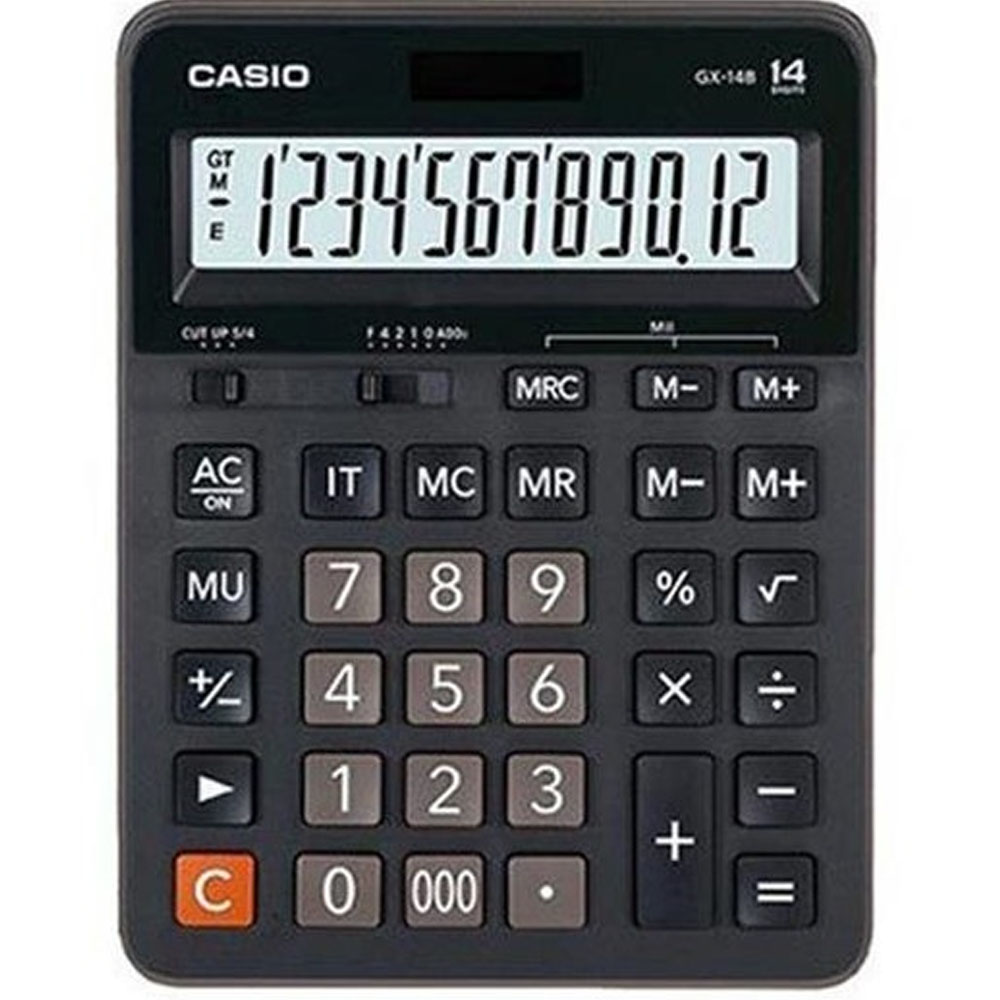 Casio Hesap Makinesi Masa Üstü 14 Hane GX-14B