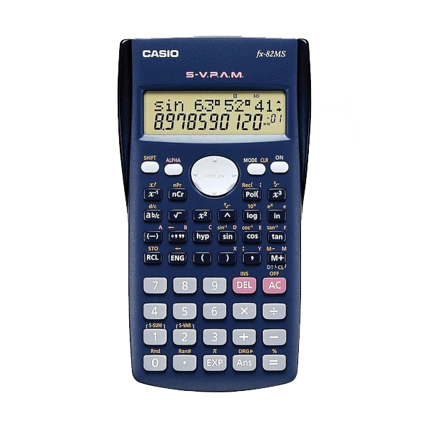 Casio Hesap Makinesi Bilimsel 2 Satır Ekran 240 Fonksiyon FX-82MS 2.Versiyon