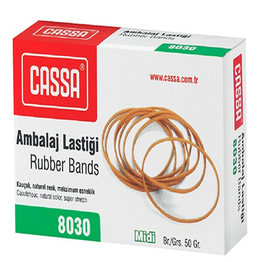 Cassa Lastik Poşet Midi %80 Kauçuk 50 GR 8030