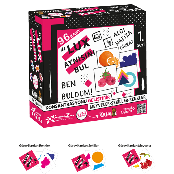 Çekirdek Zeka Aynısını Bul Lux Pembe
