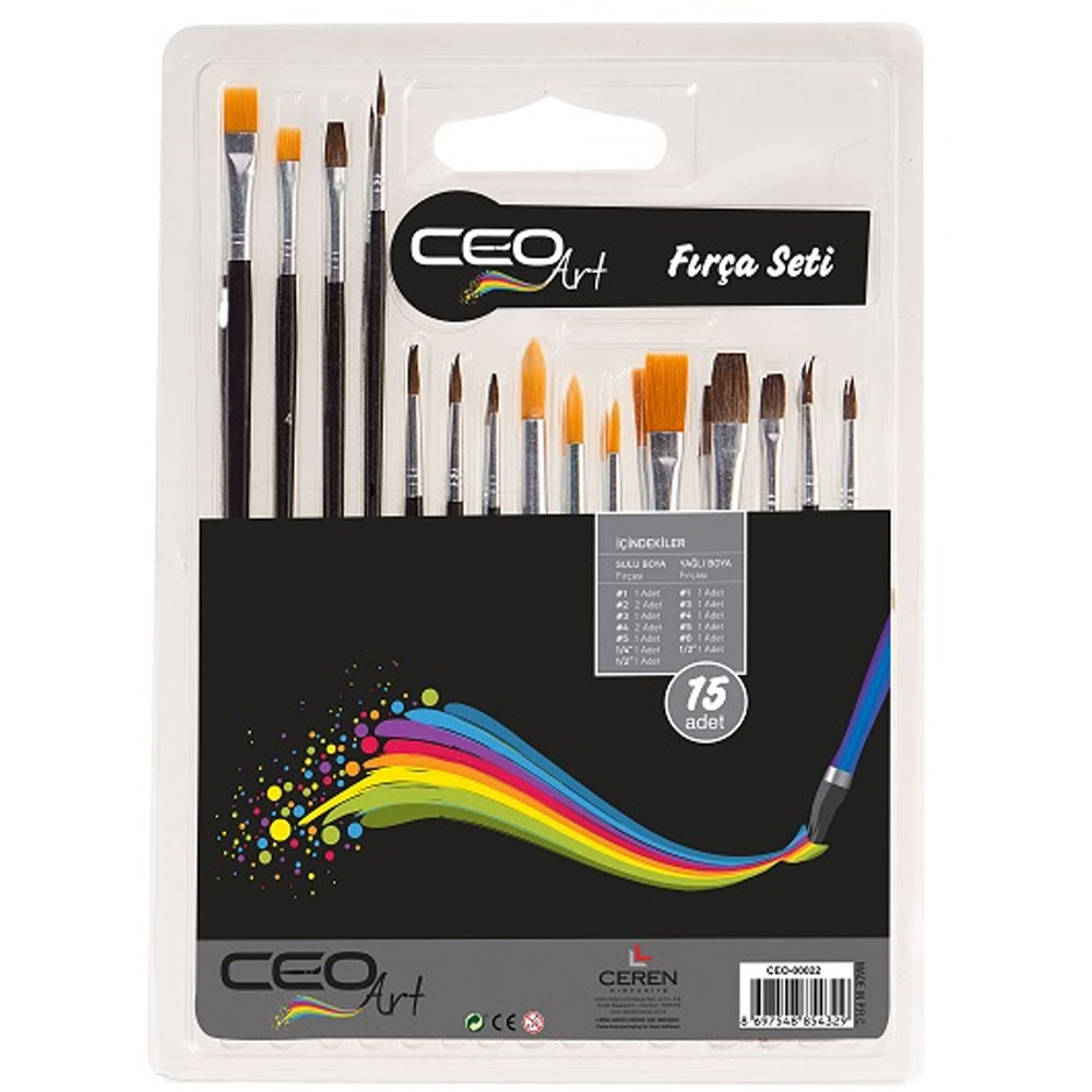 Ceo Art Fırça Seti 15 Li 1578 CEO00022