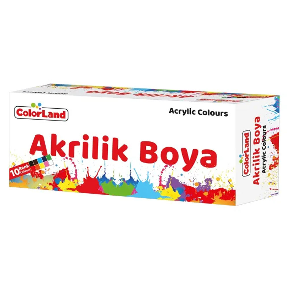 Colorland Akrilik Boya 10 Renk 15 ML AKR02