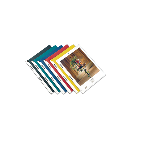 Comix Sıkıştırmalı Dosya Sırttan Klips Karışık Renk QW324A