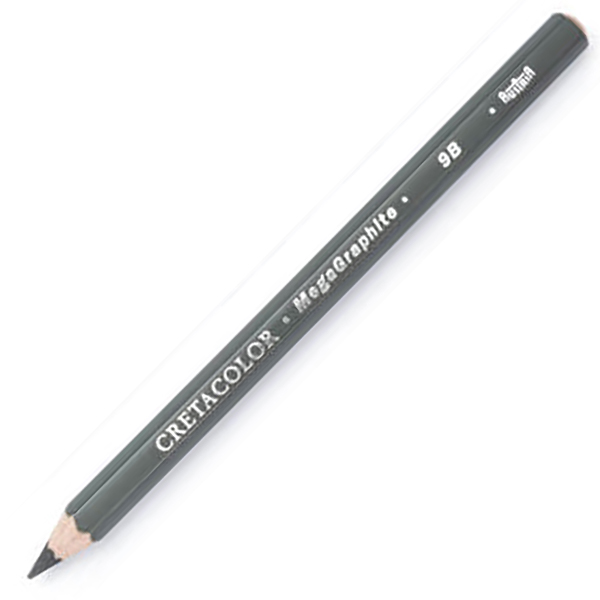 Cretacolor Mega Graphite Pencils 9B (Mega Dereceli Kalem) 170 09
