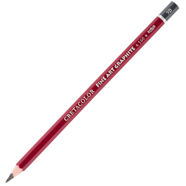 Cretacolor Cleos Fine Art Graphite Pencils 9B (Dereceli Çizim ve Grafit Kalemi) 160 09