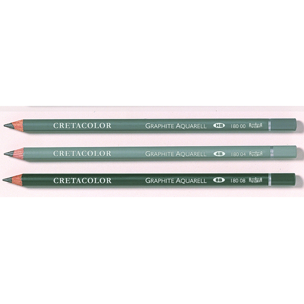 Cretacolor Graphite Aquarell Pencils 4B (Sulandırılabilir Dereceli Kalem) 180 04