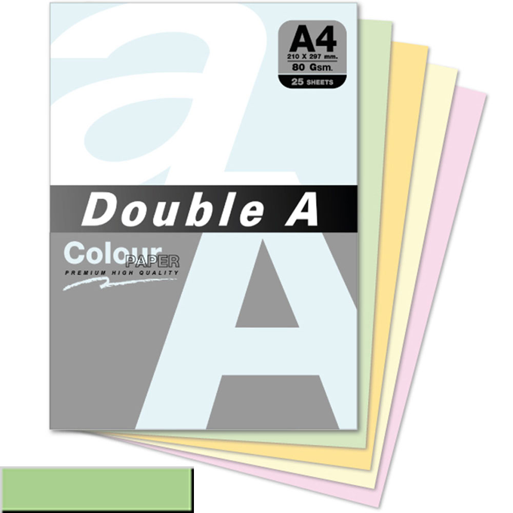 Double A Renkli Kağıt 25 Lİ A4 80 GR Pastel Eski Gül Rengi