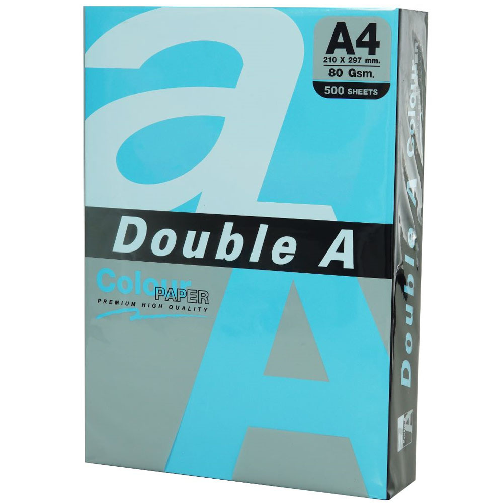 Double A Renkli Kağıt 500 LÜ A4 80 GR Koyu Mavi